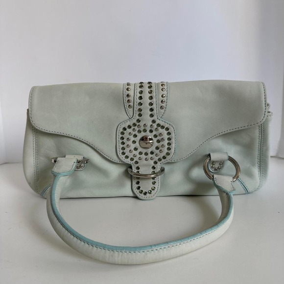 Soft eggshell bluegreen suede - Picture 2 of 8